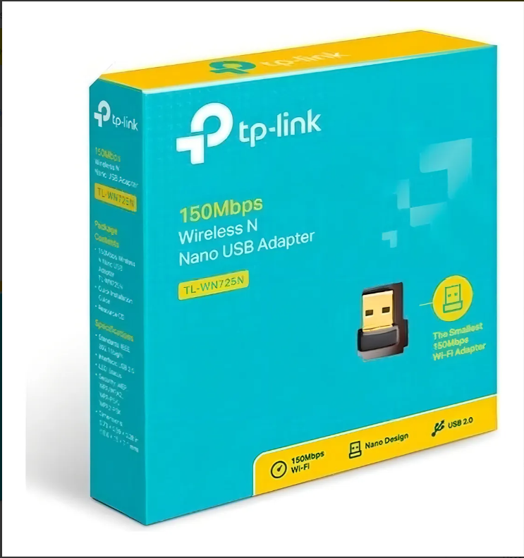 Placa de red TP-Link TL-WN725N 150MB/s Wireless N Nano USB Adapter