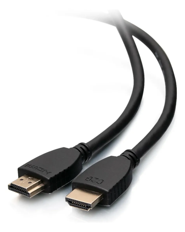Cable Hdmi C2g Legrand 4k Alta Velocidad Negro Para Pared 1